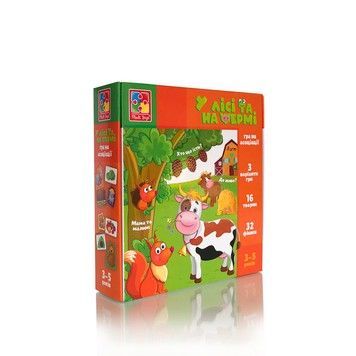 Игра развивающая Vladi toys ассоциации В лесу и на ферме (VT1804-46)