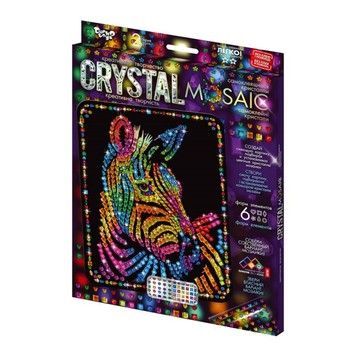 Набор для творчества Danko Toys CRYSTAL MOSAIC Зебра (CRM-02-08)
