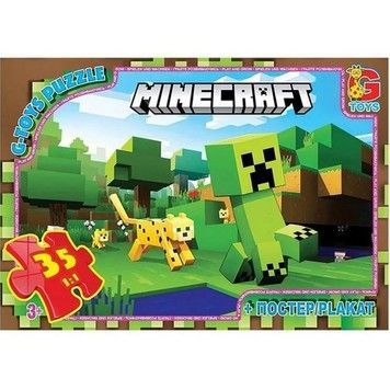 Пазлы G-Toys Minecraft 35 эл (MC795)