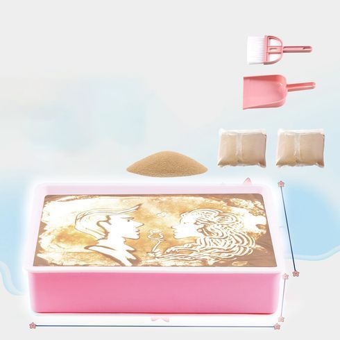 Набор для рисования Sand Painting планшет рисование песком розовый (KB8202PN)