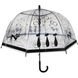 Зонтик детский прозрачный с принтом d-80 см (UM533)