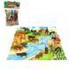 Іграшкові фігурки Wild Animals з картою гумові 20 шт 10 см (HB9810/20-1)