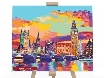 Картина для рисования по номерам Danko Toys Лондон 40х50см (KrNe-01-08)