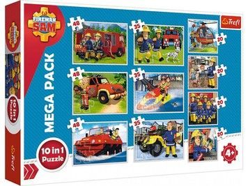 Пазлы Trefl Спасательная команда. Спасатель Сэм Mega Pack 10в1 (90356)