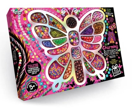 Набір Danko Toys бісер Charming Butterfly (CHB-01-01)