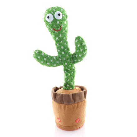 Интерактивная игрушка Dancing Cactus TikTok Танцующий и поющий кактус повторюшка (ассорт.) (AA188/L4-2)