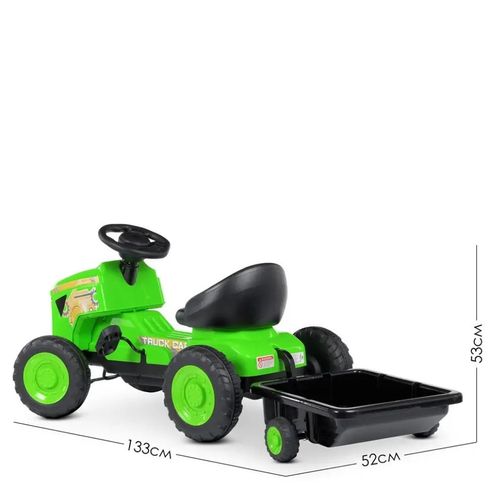 Карт дитячий трактор педальний з причепом (M4907-5)