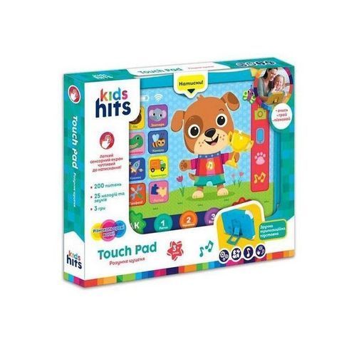 Інтерактивний планшет Kids Hits Розумне цуценя 3 рівні 200 запитань (укр.) (KH02/001)