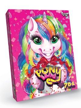 Набір для творчості Danko Toys Pony Land 7в1 (PL-01-01U)