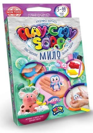 Набор для творчества Danko Toys Мыло пластилиновое Play Clay Soap 4 цв. (укр) (PCS-02-01U)
