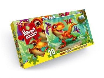 Пазлы мягкие Danko Toys Динозаврик 20 эл. (S20-09-09)