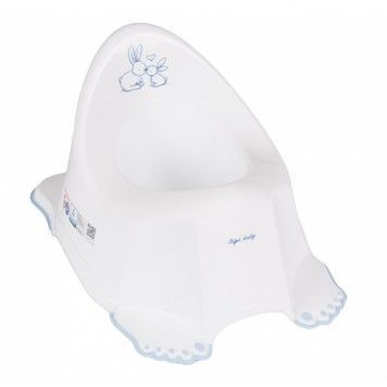 Горшок детский TEGA Зайчики музыкальный белый (PO-058-103)