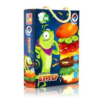 Игра настольная Vladi toys магнитная Крошка шеф Бургер (VT2310-06)