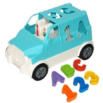 Машина - сортер Smart Wheels 6 эл бирюзовый (40062)
