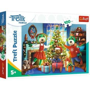 Пазлы Trefl Рождество у Трефликов 100 эл (16459)