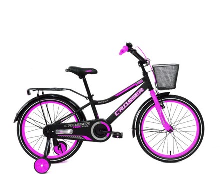 Велосипед двоколісний ROCKY CROSSER-13 20" з кошиком рожевий (RC-13/20PN)