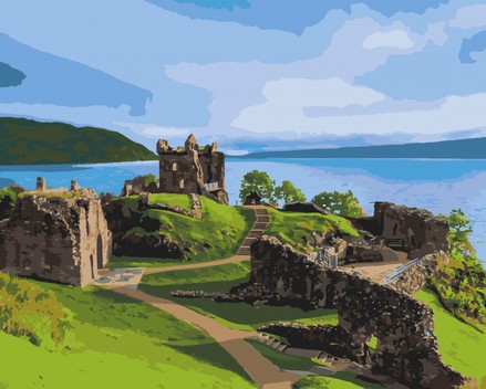 Картина для рисования по номерам Art Craft Замок Аркарт. Шотландия 40х50см (11217-AC)