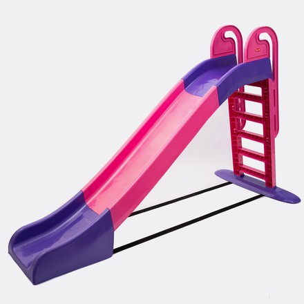 Горка DOLONI TOYS для бассейна и песочницы 243 см розово-фиолетовая (014550/9)