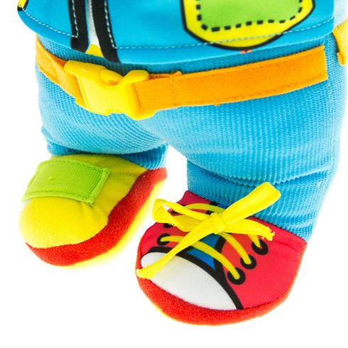 Іграшка дитяча Mioobaby розвиваюча Ларрі навчається одягатися (BS171)
