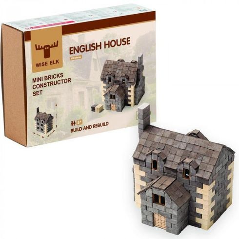 Керамічний конструктор Wise Elk з міні-цеглинок Англійський будинок  (70422)