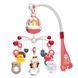 Мобіль для ліжечка Baby Bell Bear карусель з брязкальцями із музичним супроводом рожева (6048PN)