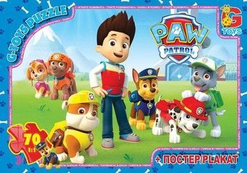 Пазлы G-Toys Paw Patrol 70 эл (PW0813)