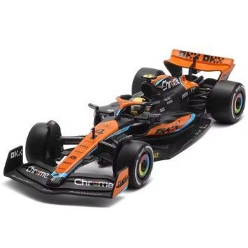 Коллекционная модель машинки Автопром 1:43 Болид McLaren MCL60, Norris, Australian Grand Prix 2023 металлическая (67761)