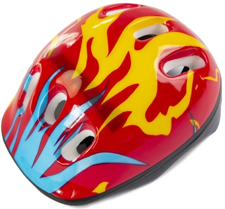 Шлем защитный детский Fire красный (989149504)