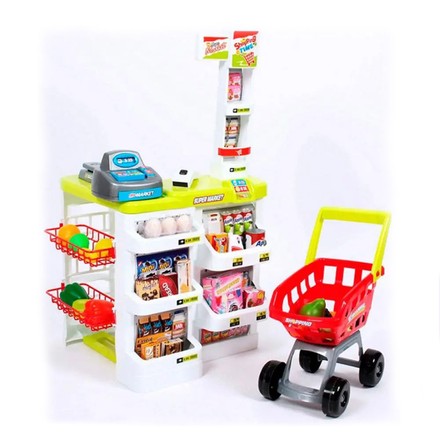 Дитячий ігровий набір Limo Toy магазин-супермаркет розрахункова каса з продуктами (668-01-03)