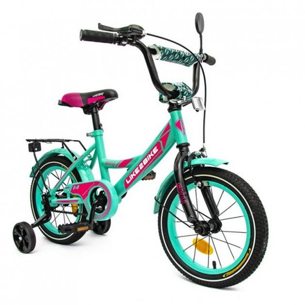 Велосипед детский Like2Bike Sky 14 дюймов бирюзовый (211402)