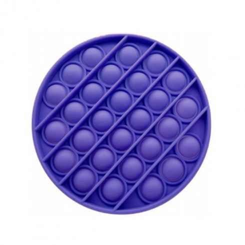 Игрушка детская POP IT Антистресс силиконовый круглый фиолетовый (A4104VT)