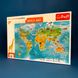 Пазлы обучающие Trefl Карта мира 104шт. (англ.) (15570)
