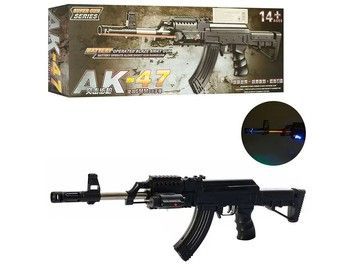 Автомат с лазерным прицелом АК-47 на пластиковых шариках (0807E/100001711)