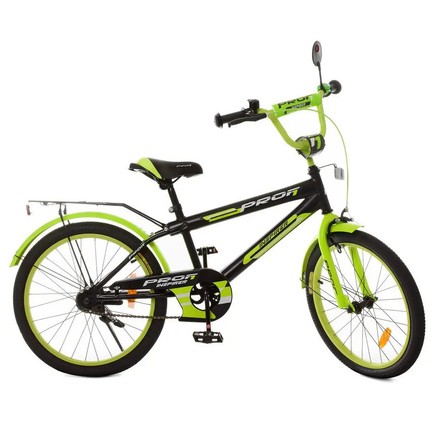 Велосипед двоколісний PROFI Inspirer SKD75 20" чорно-салатовий (Y20321-1)