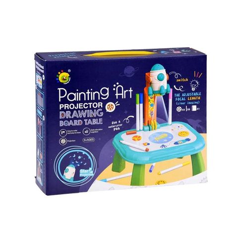 Столик проектор для малювання Painting art блакитний (22088-35B-BL)