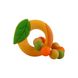 Прорезыватель-погремушка силиконовый фрукты (ассорт.) (WD210922)